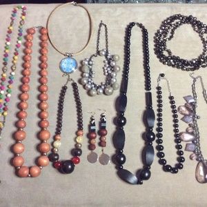 Women's Fashion Jewelry Necklace Bundle